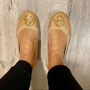 Tory Burch Beige Flats